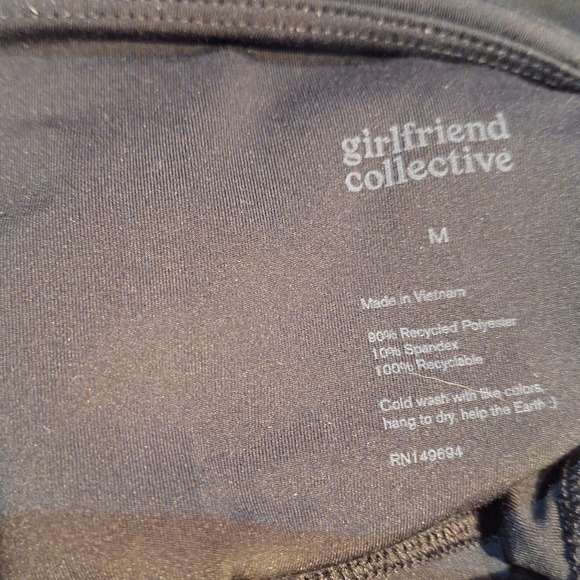 Girlfriend Collective High rise brushed buttery soft leggings M black - Picture 3 of 4